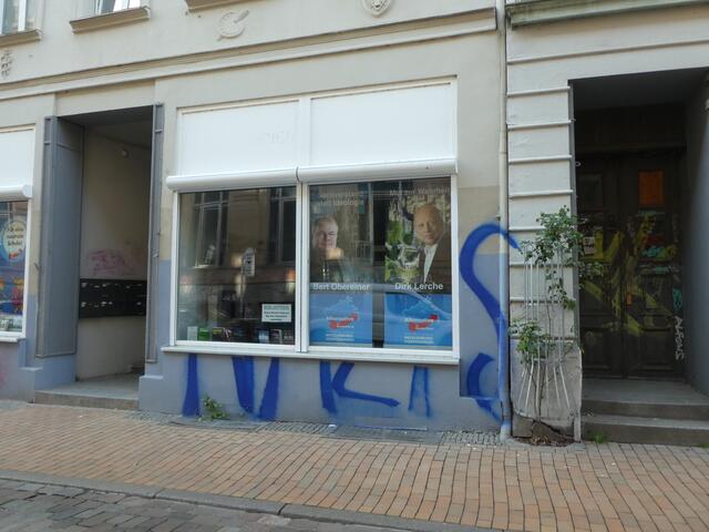 Bürgerbüro der AfD in der Friedrich Str.