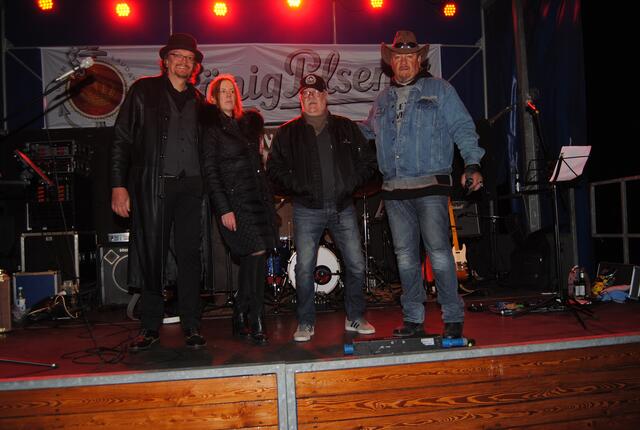 Erster gemeinsamer Gig der Padiva Blues Band