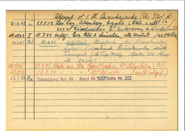 Einsatzorte Leonhard Wanners im II. Weltkrieg | Foto: Bundesarchiv Berlin