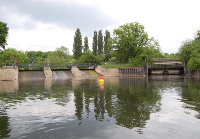 Nun ist das Wehr wieder ein attraktives Ausflugsziel.