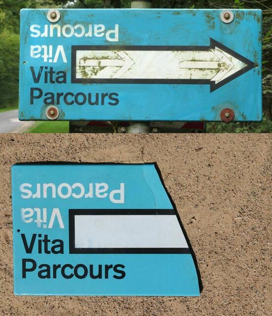 Wegweiser zum Vita-Parcours - Basismaterial