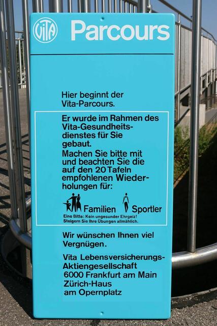 alte Version der Infotafel zum Vita-Parcours