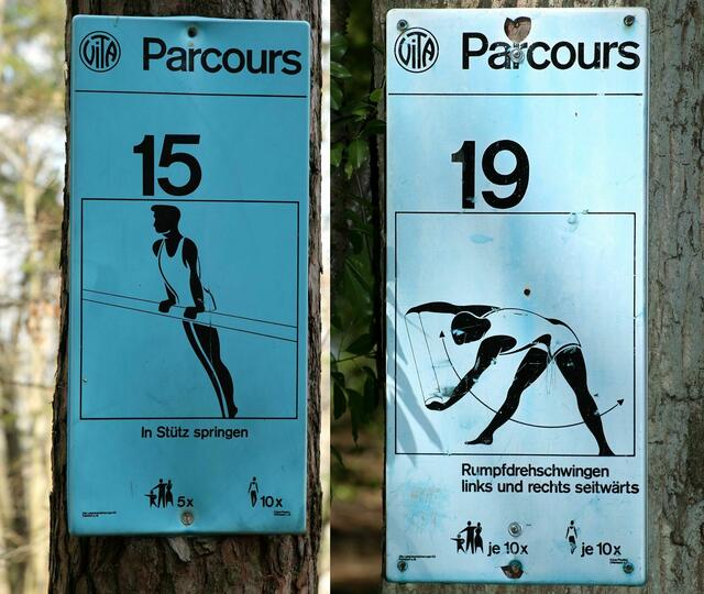 Ausgangsmaterial für das Schild zur Übung 19