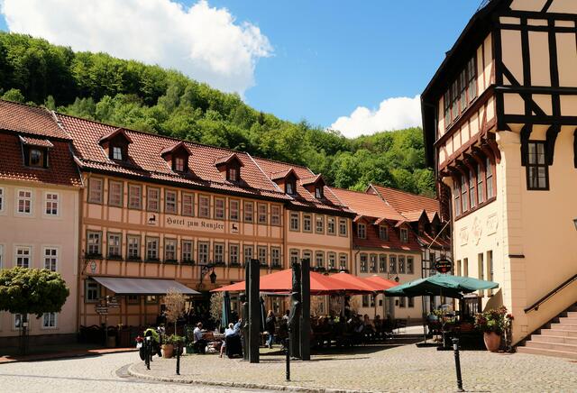 Marktplatz mit Rittergasse (Archivbild)
