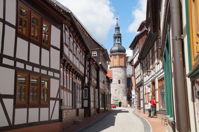 Blick von der Niedergasse auf das Saigertor (Archivbild)