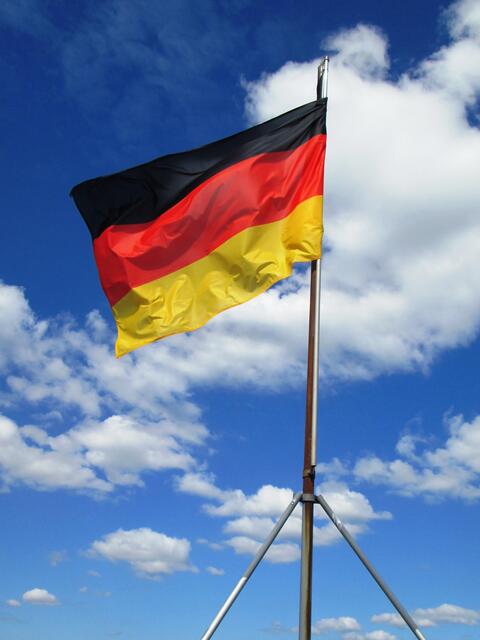 Die Deutschlandfahne am 30.05.2020.