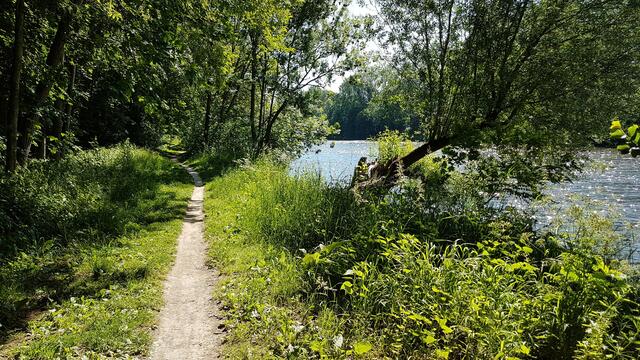 Kurz vor der Radlertankstelle, wir freuen uns.