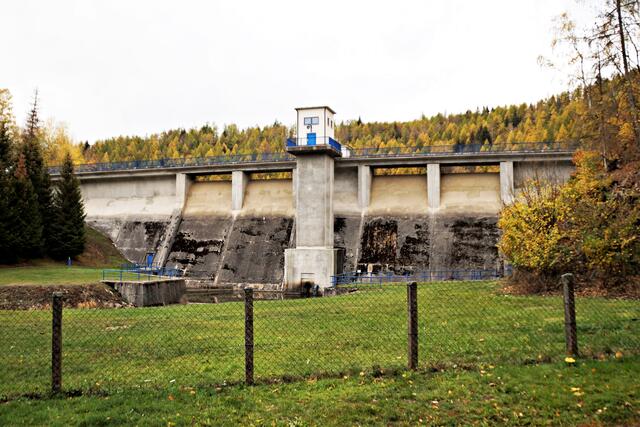 die Staumauer der Vorsperre (Archivbild)