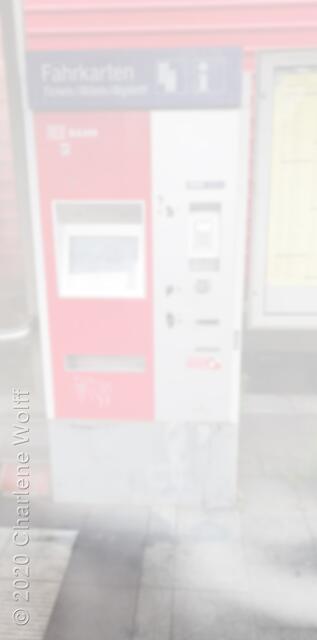 Der Automat will mich bescheißen... oder hat er Corona?