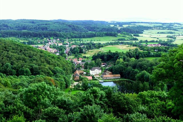 Neustadt von Ruine Hohnstein