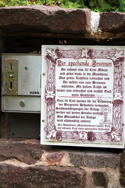 der  Brunnen spricht für für 50 Cent