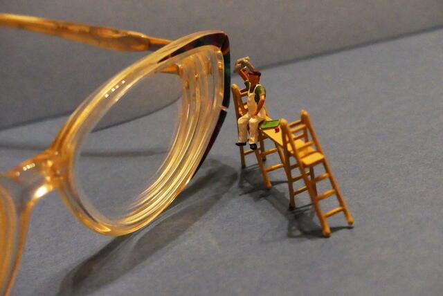 hoffentlich möchte er nur putzen