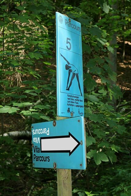Rekonstruktion des Wegweisers per Grafikprogramm