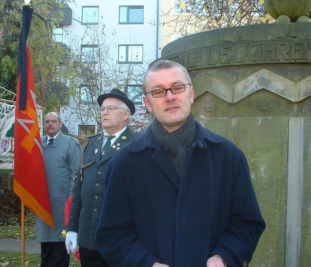 Pastor Uwe Keller-Deneke sprach in Döhren
