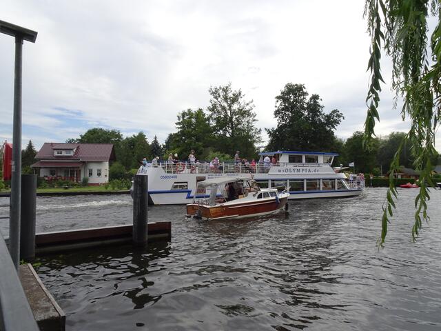 Endlich mal wieder ein Ausflugsdampfer auf der Müggelspree