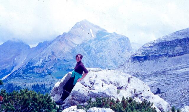 Maria auf der Kleinen Fanes August 1972