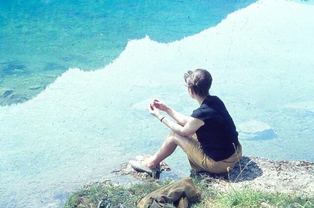 Maria in den Ferien in Tirol 1965