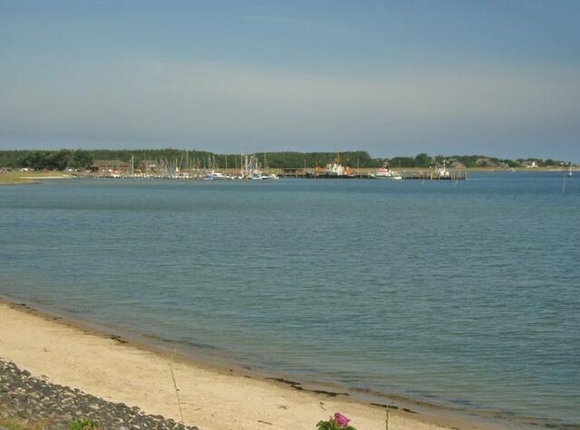 Hafenblick von Wittdün aus Richtung Steenodde