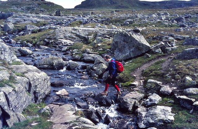 Maria im Hardangervidda/ Norwegen 30.07.1980