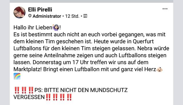 Gedenkveranstaltung auf dem Nebraer Marktplatz am 16.7.2020 !