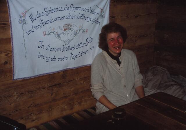 Angela auf der Lärchbodenalm