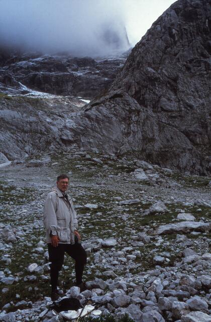 Manfred beim Aufstieg zum "Tor"
