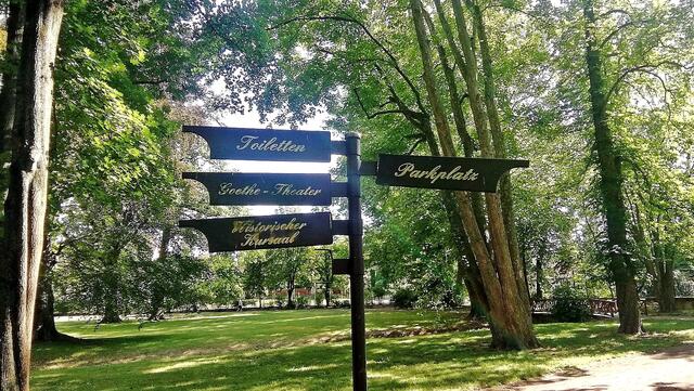 Die Historische Kuranlagen und Goethe-Theater Bad Lauchstädt !