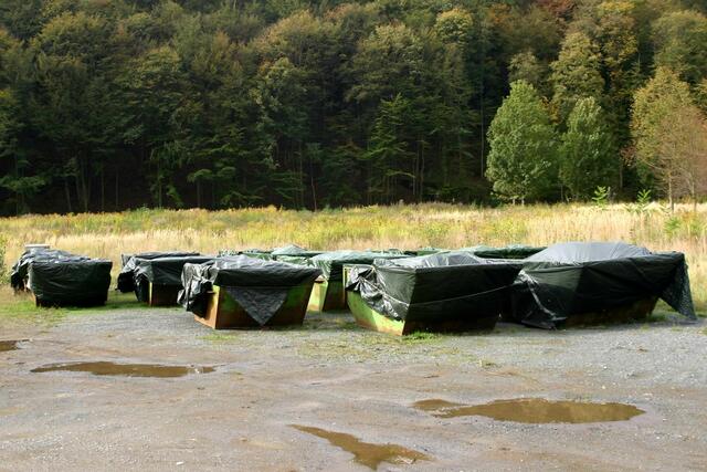 Mit Schadstoffen gefüllte Container, die über Monate auf dem Schickert-Gelände standen. | Foto: WgiR
