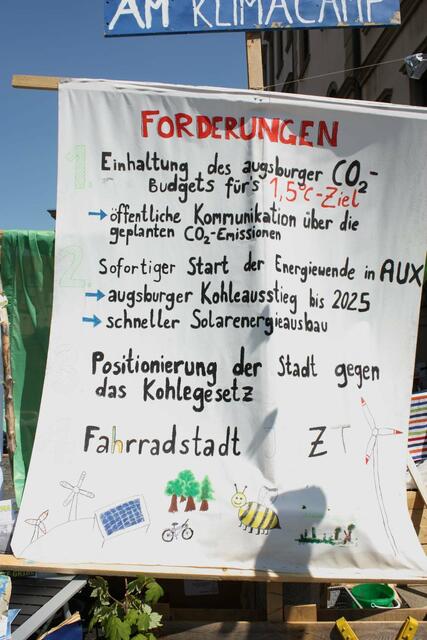 Forderungen der Fridays for Future Aktivisten | Foto: Daniela Ziegler
