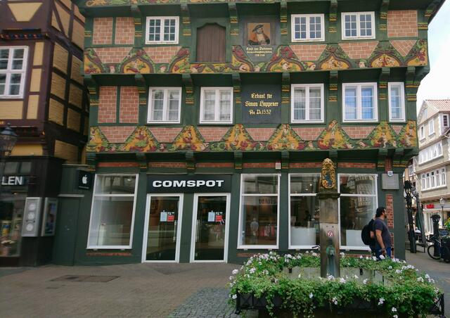 Eins von vielen schönen Fachwerkhäusern