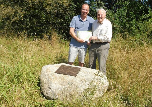 Gerhard Stoffert mit Sohn Axel.