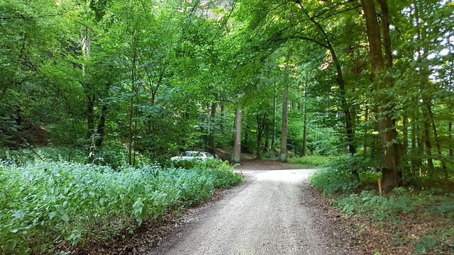 Parkplatz in Sicht
