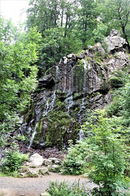der 1859 künstlich geschaffene Radau - Wasserfall