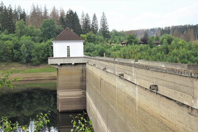 die Ecker -Talsperre ist fast leer!