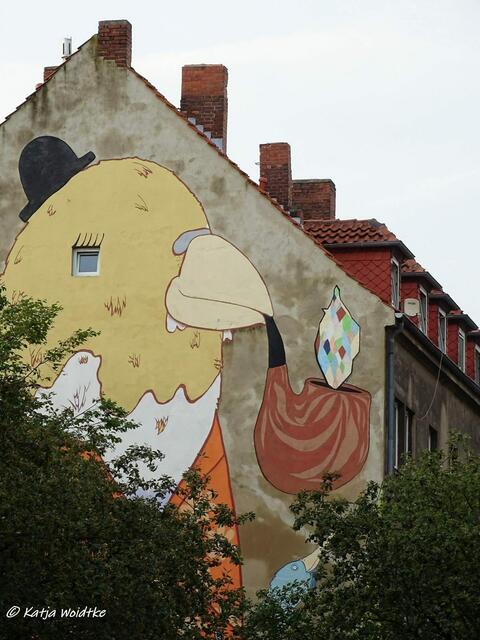 Graffiti in Hannover Linden (Foto: Katja Woidtke)