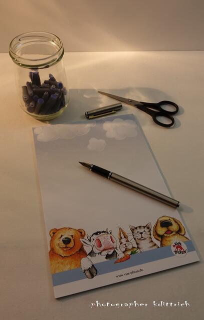 Persönliche Zeilen mit Füllfederhalter....