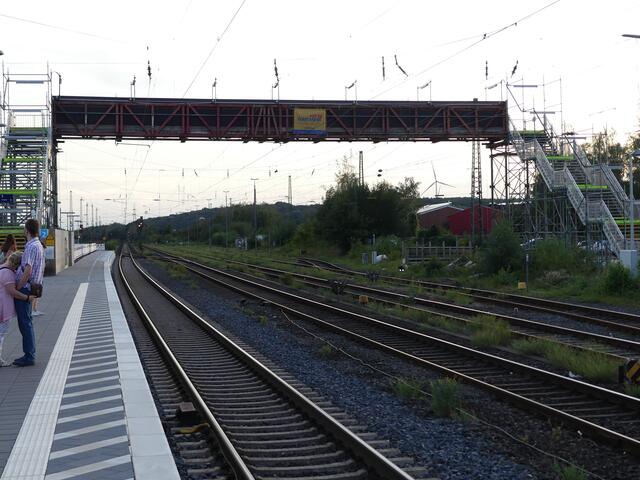 Bahnhof Haltern, eine sportliche Herausforderung