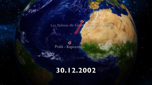 1. 21.12.2002 - 04.01.2003 Bremerhaven - Bridgetown - Barbados.