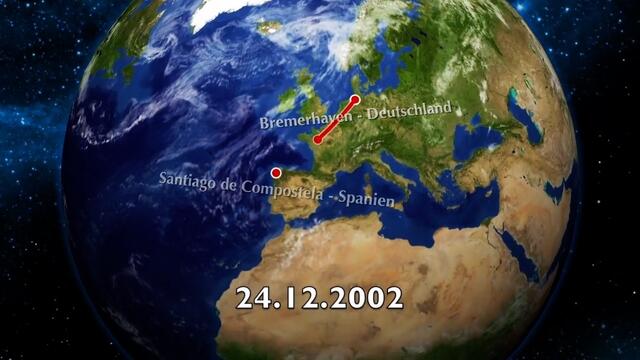 1. 21.12.2002 - 04.01.2003 Bremerhaven - Bridgetown - Barbados.
