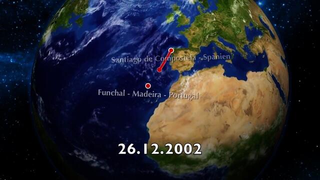 1. 21.12.2002 - 04.01.2003 Bremerhaven - Bridgetown - Barbados.