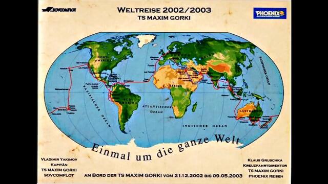 1. 21.12.2002 - 04.01.2003 Bremerhaven - Bridgetown - Barbados.