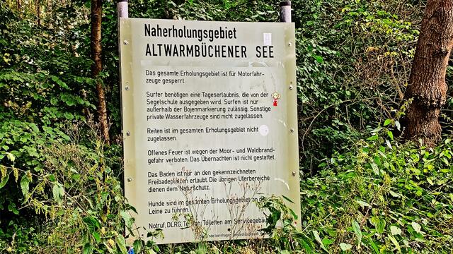 27. August 2020. Altwarmbüchener See. I. Bleibt gesund!
