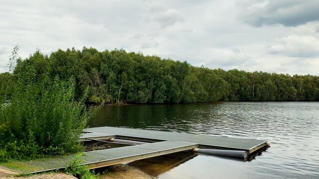 27. August 2020. Altwarmbüchener See.  II. Bleibt gesund!