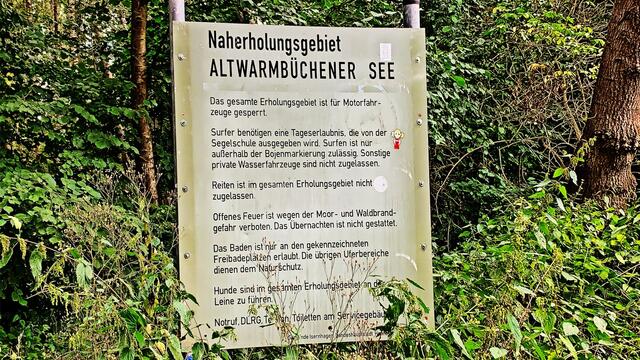 27. August 2020. Altwarmbüchener See.  II. Bleibt gesund!