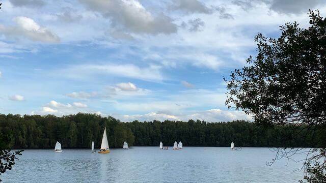 27. August 2020. Altwarmbüchener See.  II. Bleibt gesund!