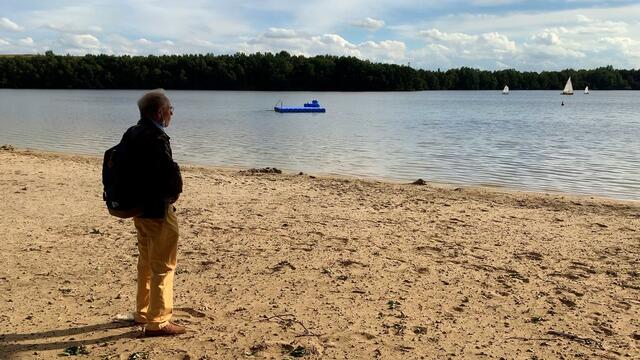 27. August 2020. Altwarmbüchener See.  II. Bleibt gesund!