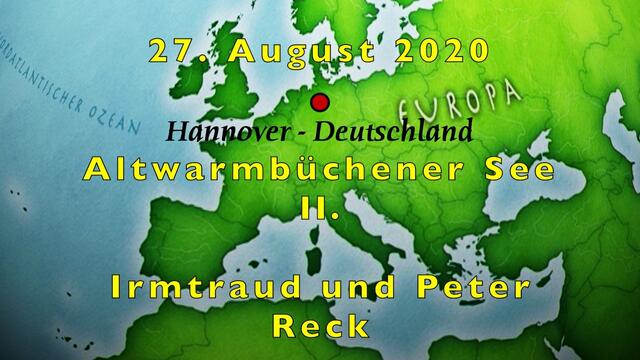 27. August 2020. Altwarmbüchener See.  II. Bleibt gesund!