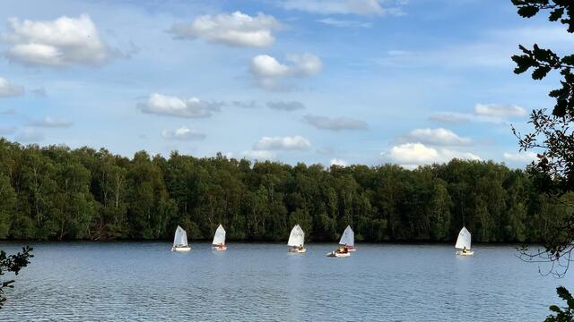 27. August 2020. Altwarmbüchener See.  II. Bleibt gesund!