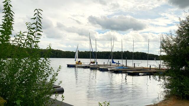 27. August 2020. Altwarmbüchener See.  II. Bleibt gesund!