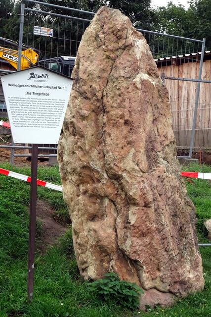 Eingang zum Tiergehege in Westerhausen